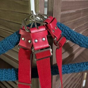 Youth Baseball/Softball belts, red set of 3